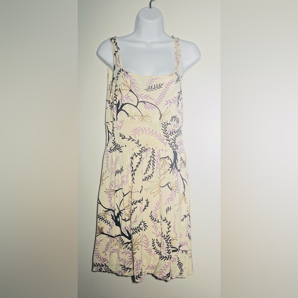M by Missoni Sundress Dress in Silk Cream and Purple